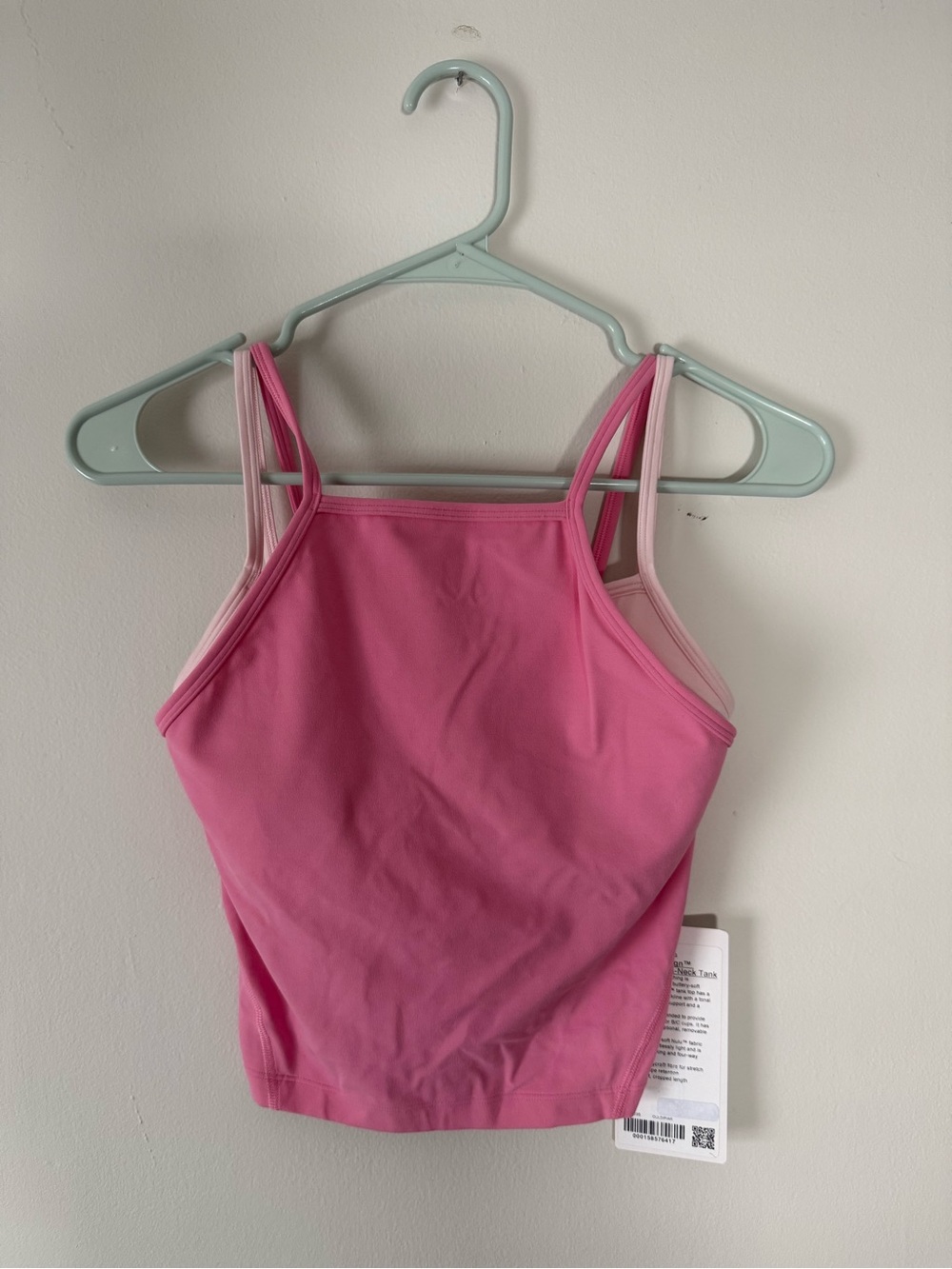 lululemon athletica Bright Pink Align Layered High-Neck Tank